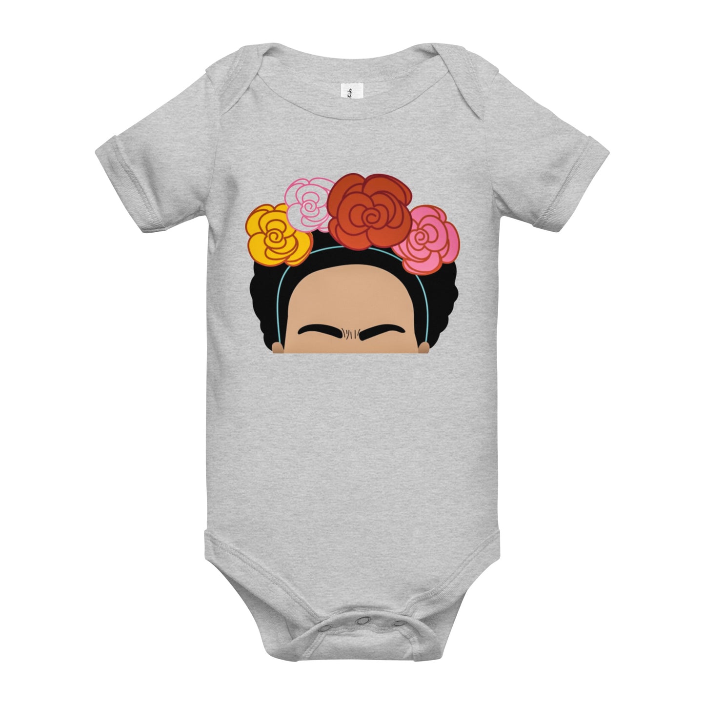 Frida  Colorful Flowers short sleeve