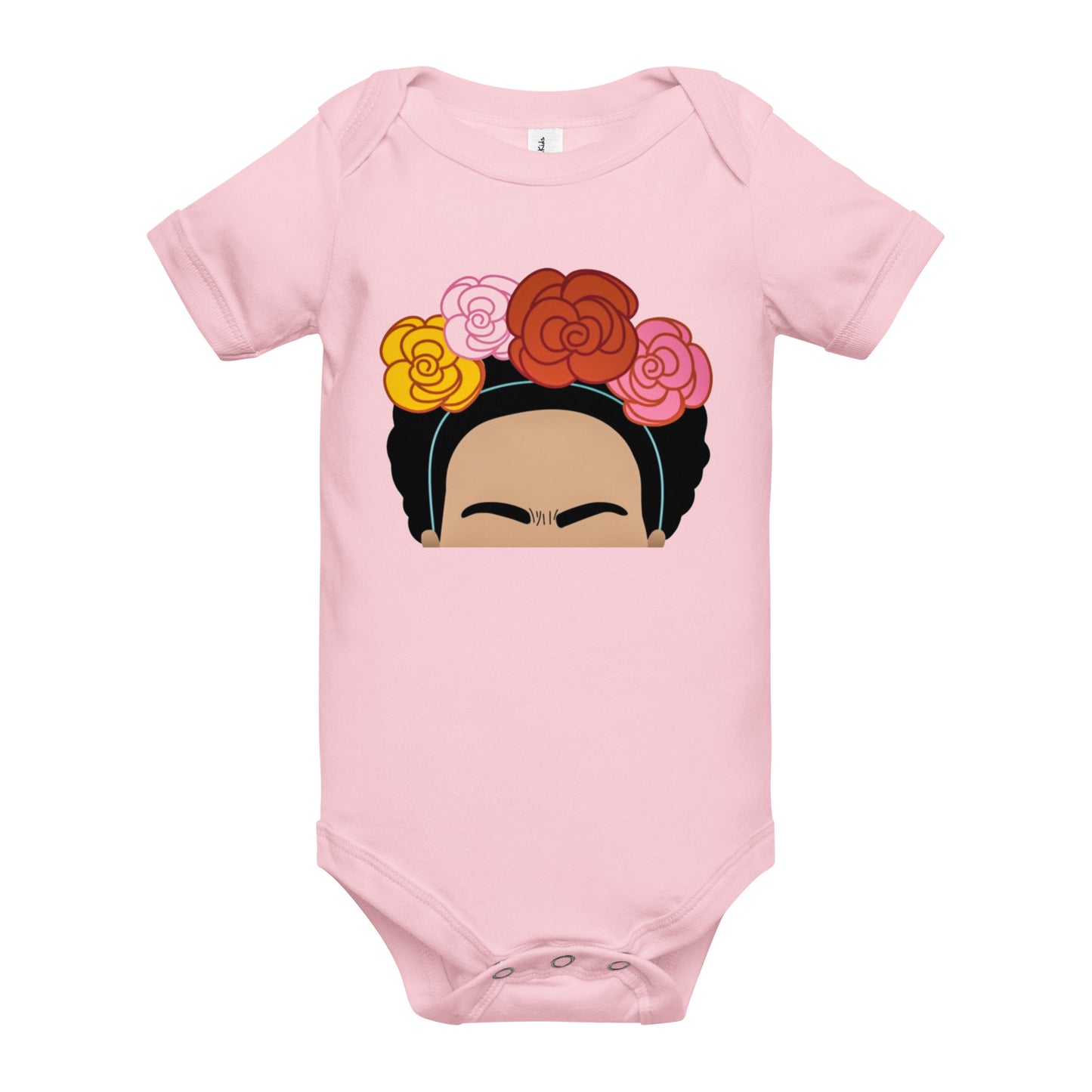 Frida  Colorful Flowers short sleeve