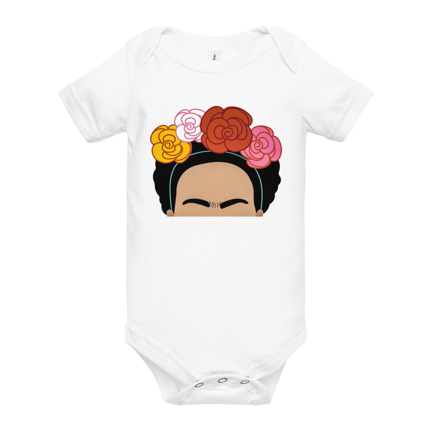 Frida  Colorful Flowers short sleeve