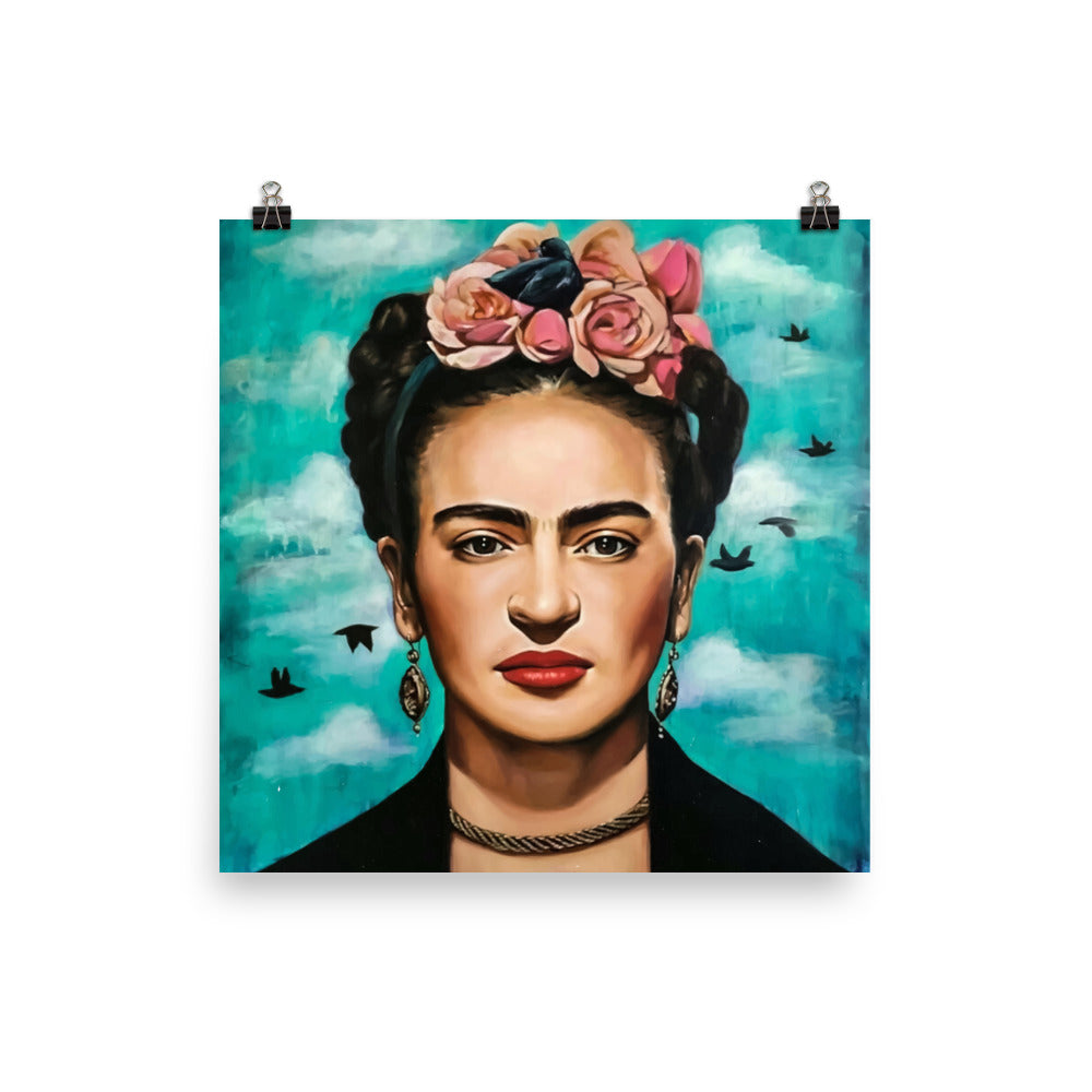 Frida Green Sky Poster