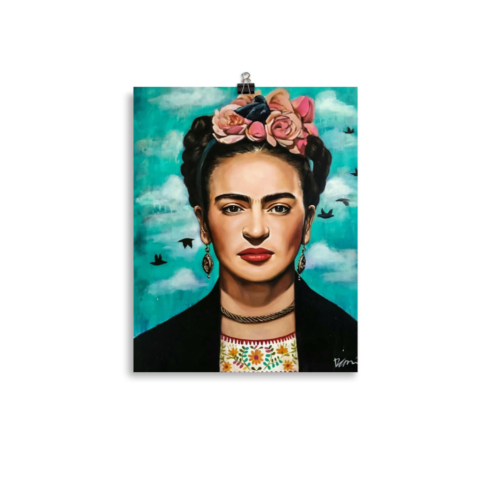 Frida Green Sky Poster