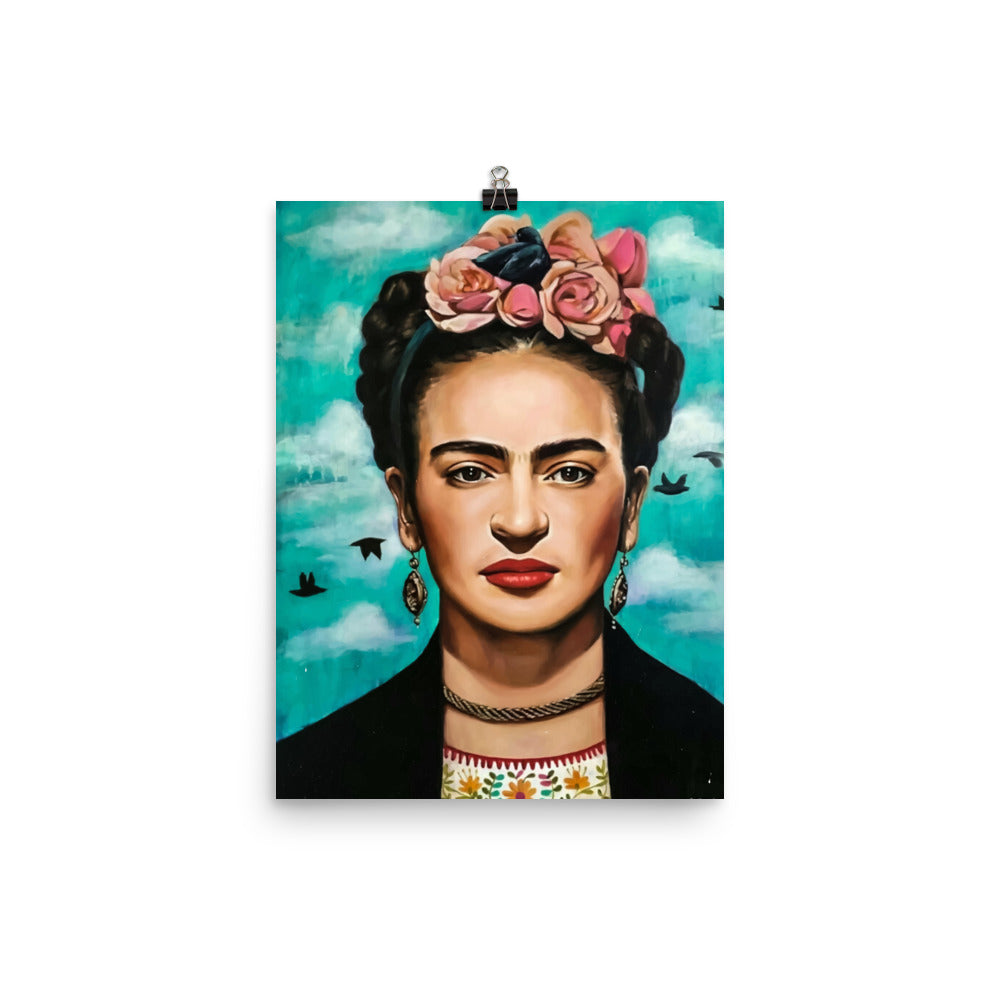 Frida Green Sky Poster