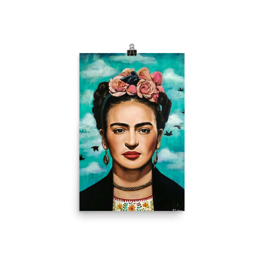 Frida Green Sky Poster