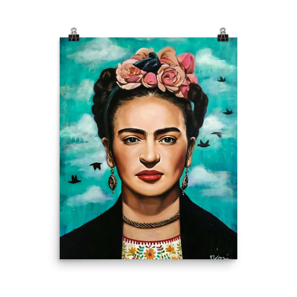 Frida Green Sky Poster