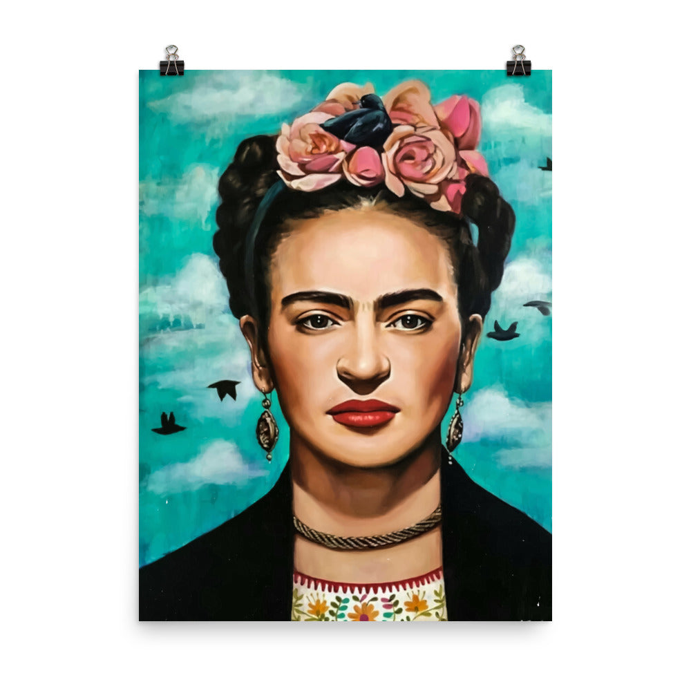 Frida Green Sky Poster