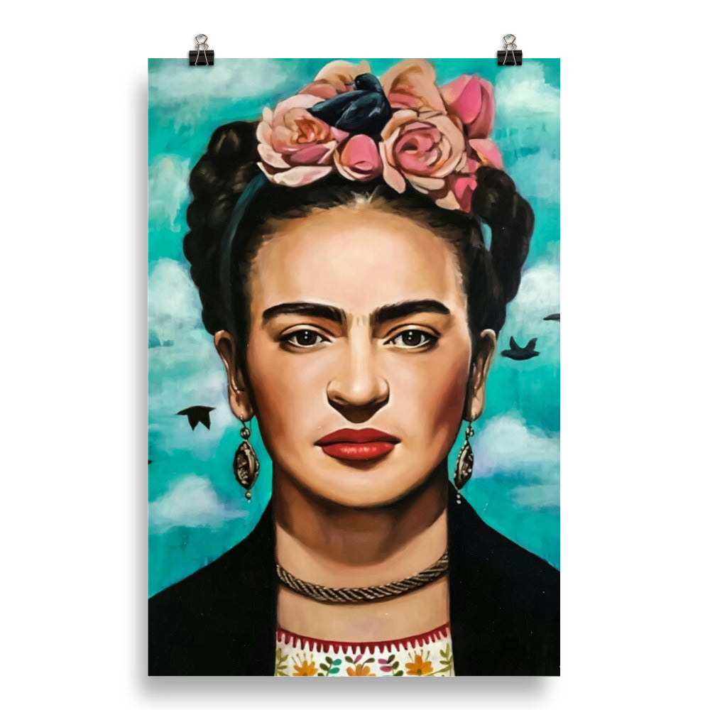 Frida Green Sky Poster