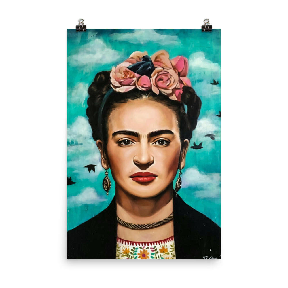 Frida Green Sky Poster