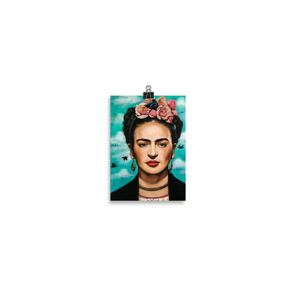 Frida Green Sky Poster