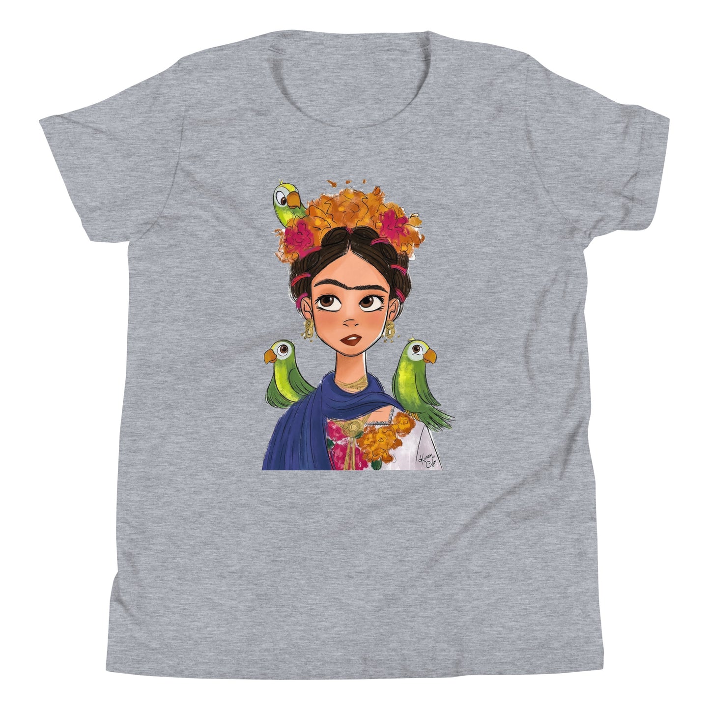 Frida Parrots Short Sleeve Tee