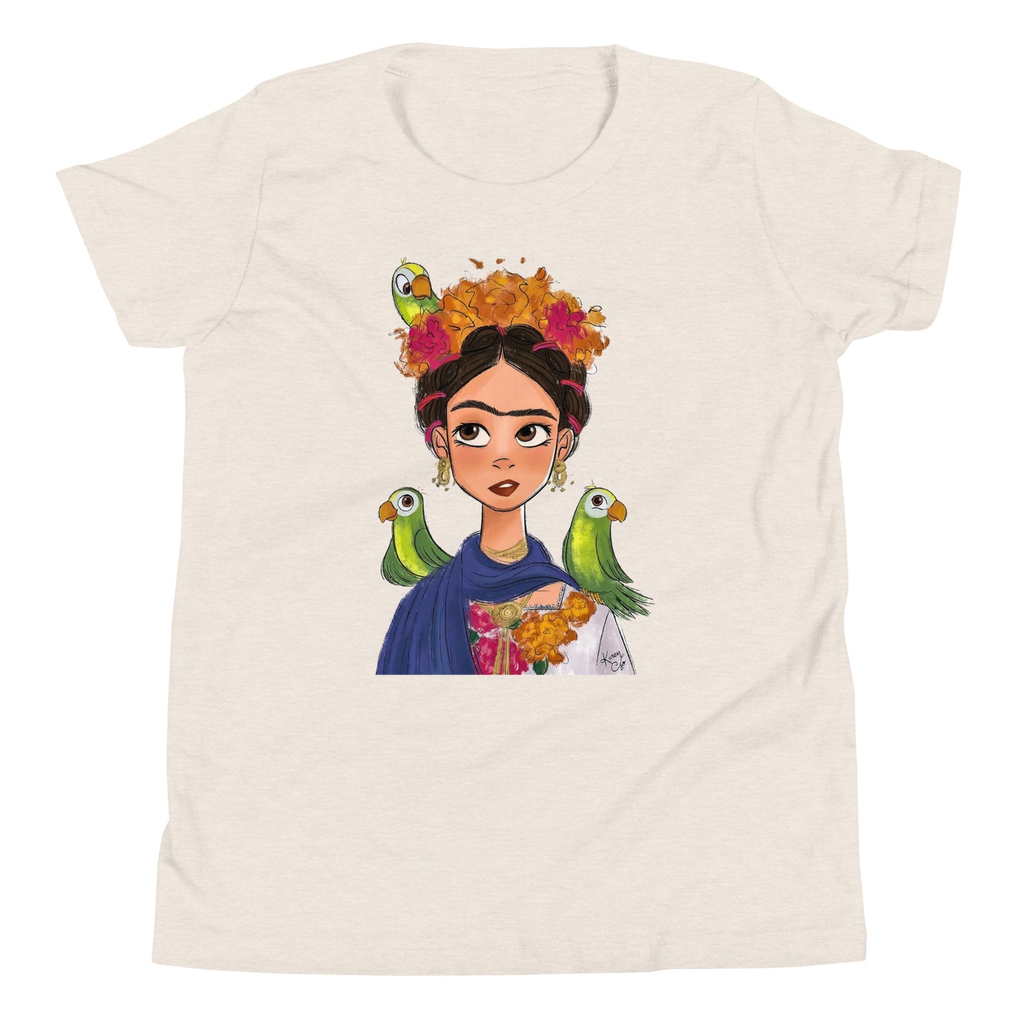 Frida Parrots Short Sleeve Tee